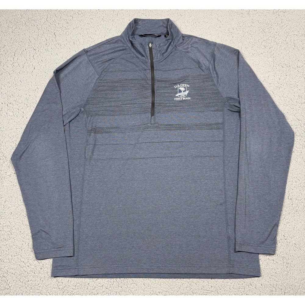 Travis Mathew Pullover Mens Large 1/4 Zip Long Sleeve U.S Open Pebble Beach Golf